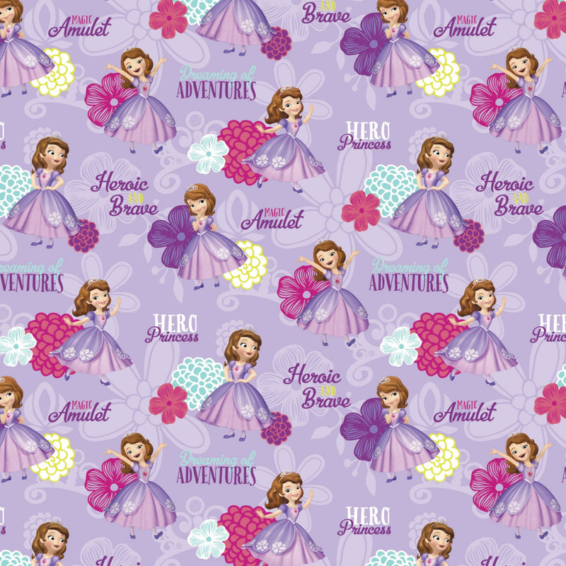 Disney Princess Sofia Hero Fabric by the yard