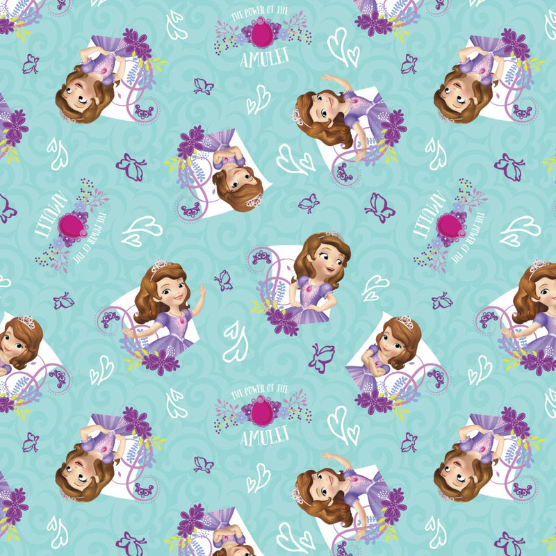 Disney Princess Sofia Power of the Amulet Fabric by the yard