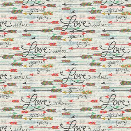 Aztec Multi Arrow Southwest Love Geometric Fabric by the yard