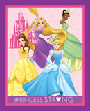 Disney Dream Big Princess Panel approx. 36in x 44in Fabric by the panel