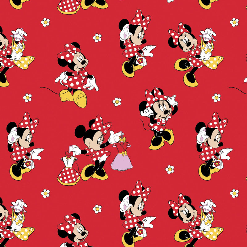 Disney Minnie Mouse Love Dresses Fabric by the yard