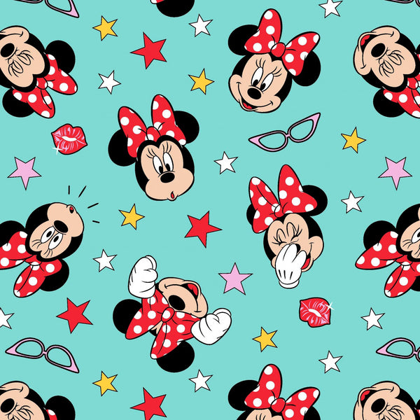 Disney Minnie Mouse Being Silly Fabric by the yard