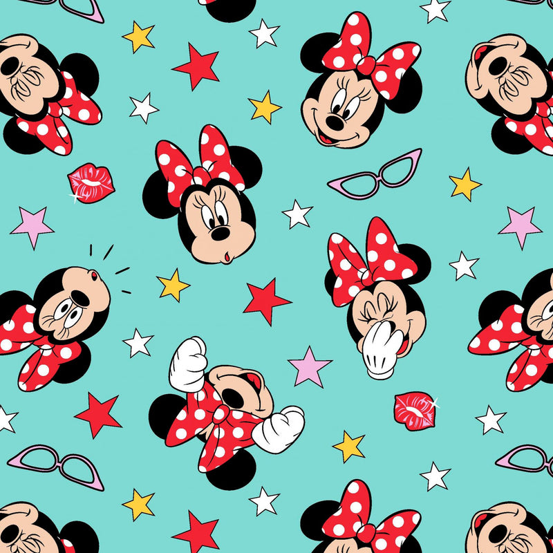 Disney Minnie Mouse Being Silly Fabric by the yard