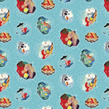 Disney Princess Little Mermaid Ariel Fabric by the yard