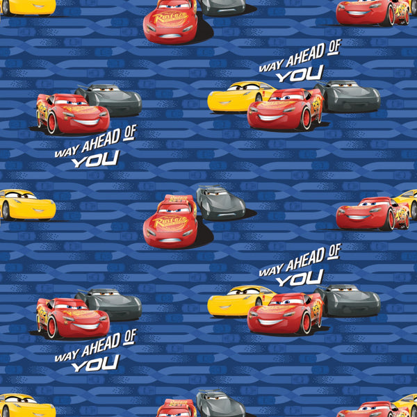 Disney Pixar Cars Mcqueen and Cruz Fabric by the yard