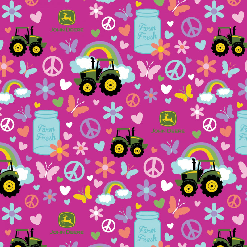 John Deere Tractor Farm Fresh Fabric by the yard