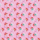 Disney Princess Little Mermaid Ariel Discover Your Friends Fabric by the yard