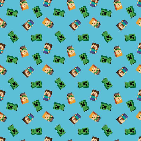 Minecraft Friends Fabric by the yard