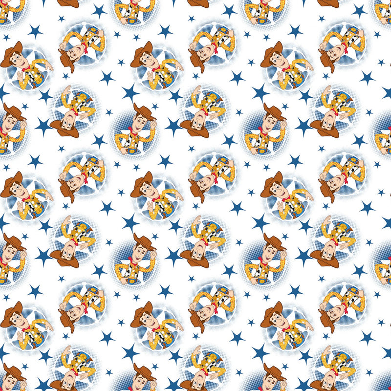 Disney Toy Story Woody Toss Fabric by the yard