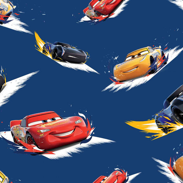 Disney Pixar Cars Toss Fabric by the yard