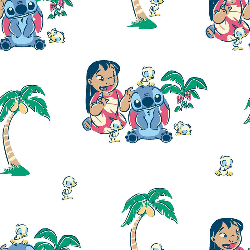 Disney Lilo and Stitch with Friends Fabric by the yard