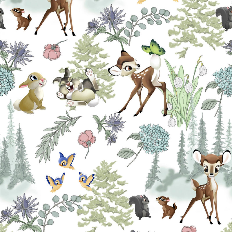 Disney Bambi Thumper and Friends Fabric by the yard