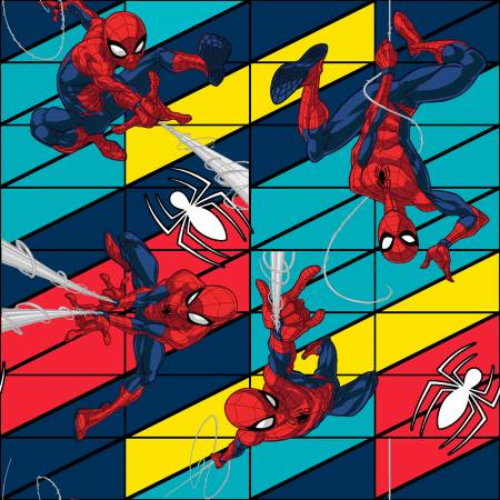 Marvel Spiderman Swing Fabric by the yard