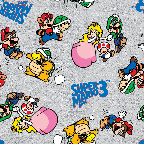 Nintendo Go Mario and Friends Fabric by the yard