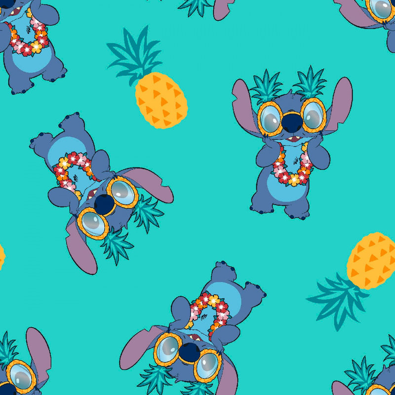 Disney Lilo and Stitch Pineapple Fabric by the yard