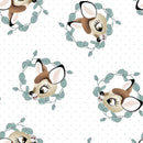 Disney Bambi Badge Fabric by the yard