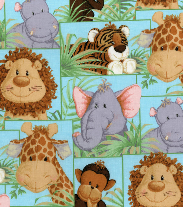 Jungles Babies Patch Safari Fabric by the yard