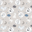 Disney 101 Dalmatians Time for Bed Fabric by the yard