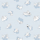 Disney 101 Dalmatians Stripes and Clouds Fabric by the yard