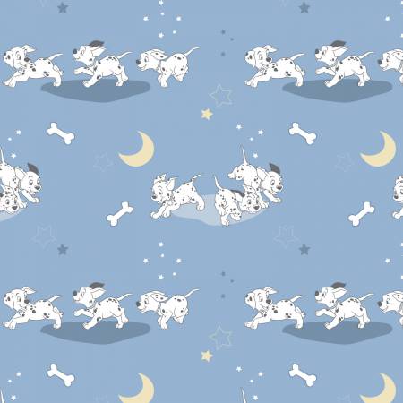 Disney 101 Dalmatians Running Fabric by the yard