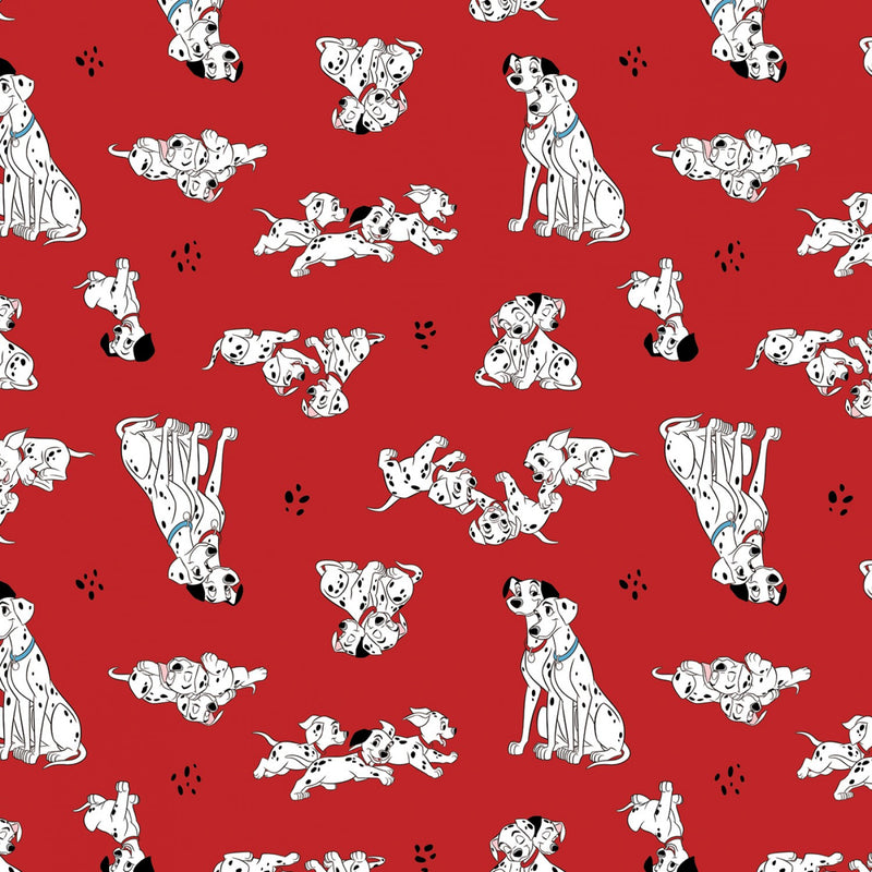 Disney 101 Dalmatians Pongo Perdy and Puppies Fabric by the yard