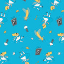 Disney Princess Alice in the Wonderland Falling Into Wonderland Fabric by the yard