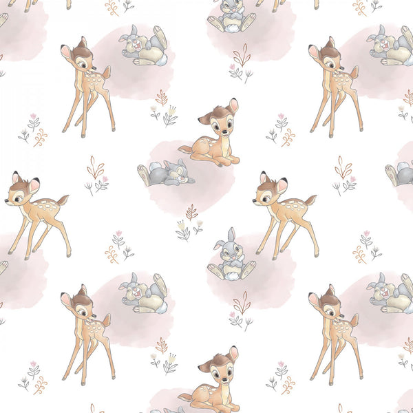 Disney Bambi Thumper Sentimental Meadow Friends Fabric by the yard