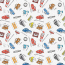 Disney Pixar Cars Coloring Sketchy Fabric by the yard