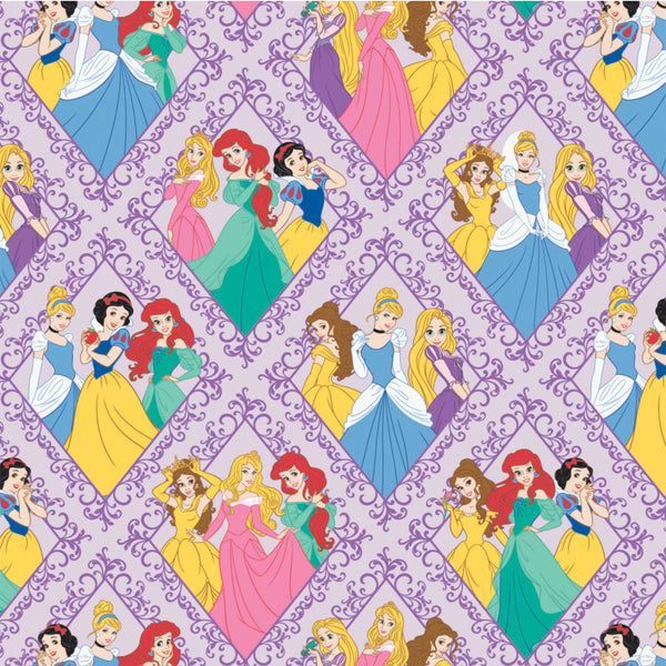 Disney Princess Diamonds Fabric by the yard