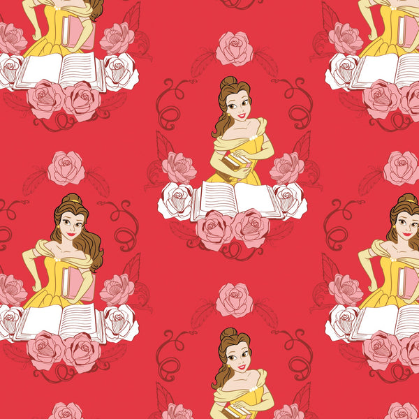 Disney Princess Belle Beauty and the Beast Fabric by the yard