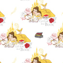 Disney Princess Belle Beauty and the Beast Lost in a Book Fabric by the yard
