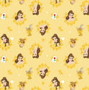 Disney Forever Princess Belle in Wreaths Beauty and the Beast Fabric by the yard