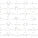 Disney Dumbo Elephant Bunting Banners Fabric by the yard