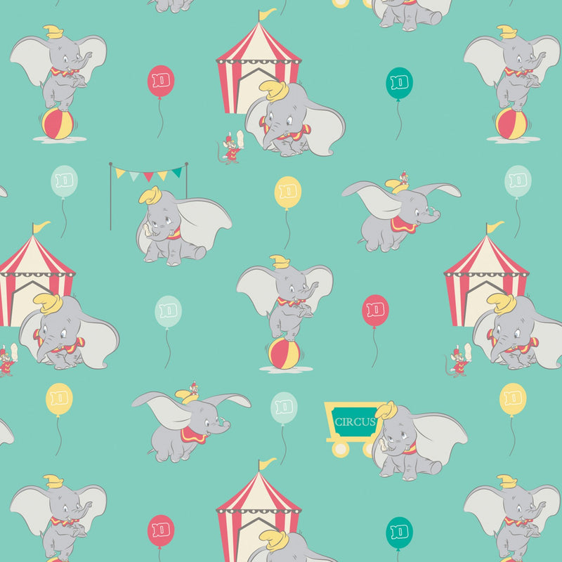 Disney Dumbo Elephant in the Circus Fabric by the yard