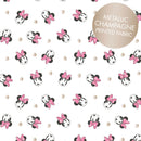 Disney Minnie Mouse Face Dots Fabric by the yard