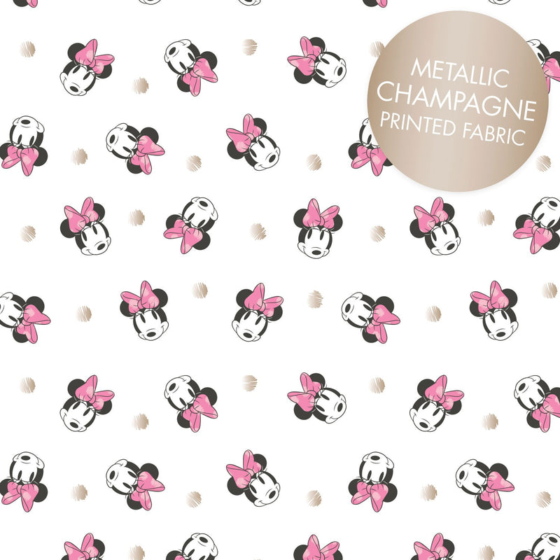 Disney Minnie Mouse Face Dots Fabric by the yard