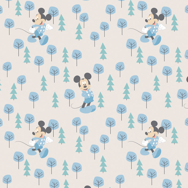 Disney Mickey Mouse in the Meadow Fabric by the yard