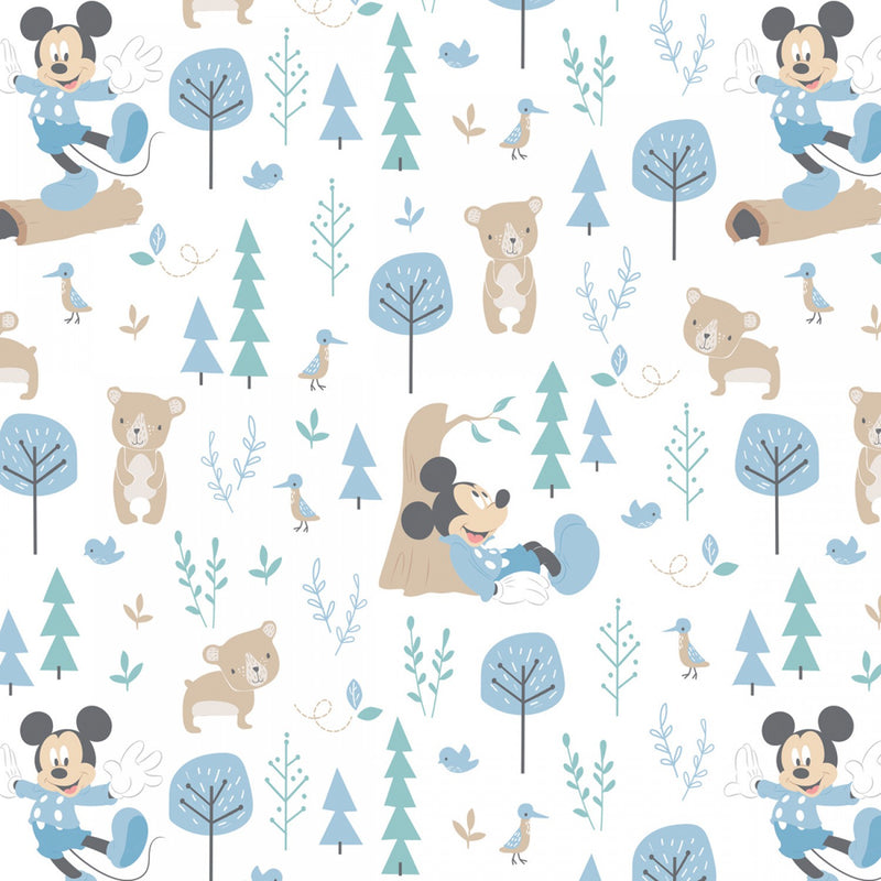 Disney Mickey Mouse Little Meadow Little Bear Fabric by the yard