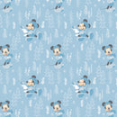 Disney Mickey Mouse Little Meadow Forest Fabric by the yard