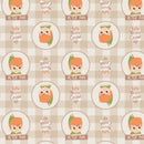 Peter Pan and Tinker Bell Plaid Badges Fabric by the yard