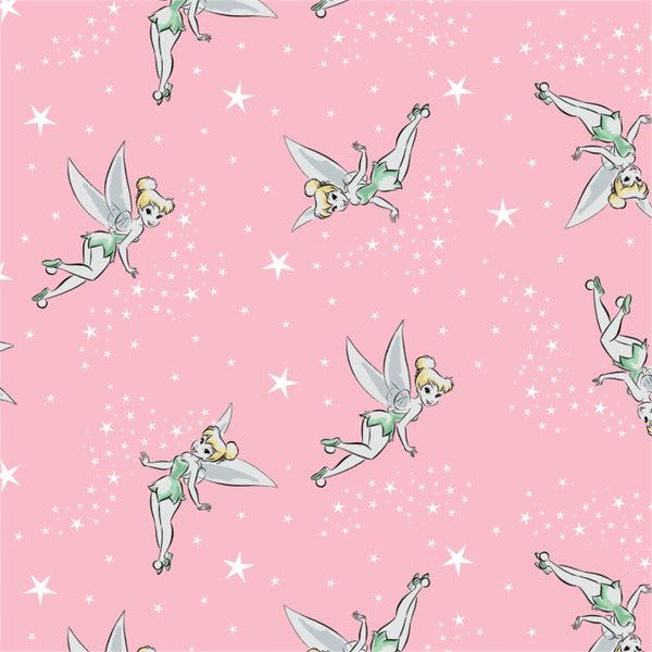 Disney Princess Tinker Bell Pixie Dust Fabric by the yard