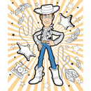 Disney Toy Story Pixar Coloring Color Me Panel approx. 36in x 44in Fabric by the panel