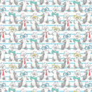 Disney Chip and Dale Tie Bows Fabric by the yard