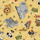 When I am Big Yellow by Leanne Anderson Jungle Safari Fabric by the yard