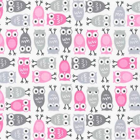 Urban Zoologie Minis Owls Fabric by the yard