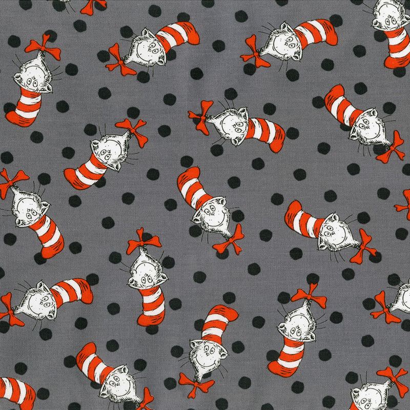 Dr Seuss Cat in The Hat Fabric by the yard
