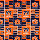 Orange College of Auburn Fabric by the yard