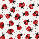 Fun Lady Bugs Dots Ladybug Fabric by the yard