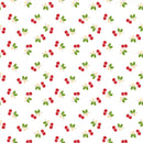 Sew Cherry 2 by Lori Holt Floral Daisy White Fabric by the yard