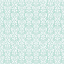 Rustic Elegance Damask Mint Fabric by the yard